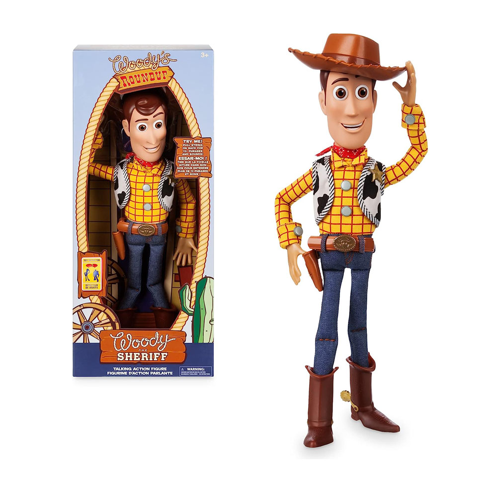 1-31.jpg DISNEY Official Woody Interactive Talking Action Figure from Toy Story 4 - Image 1