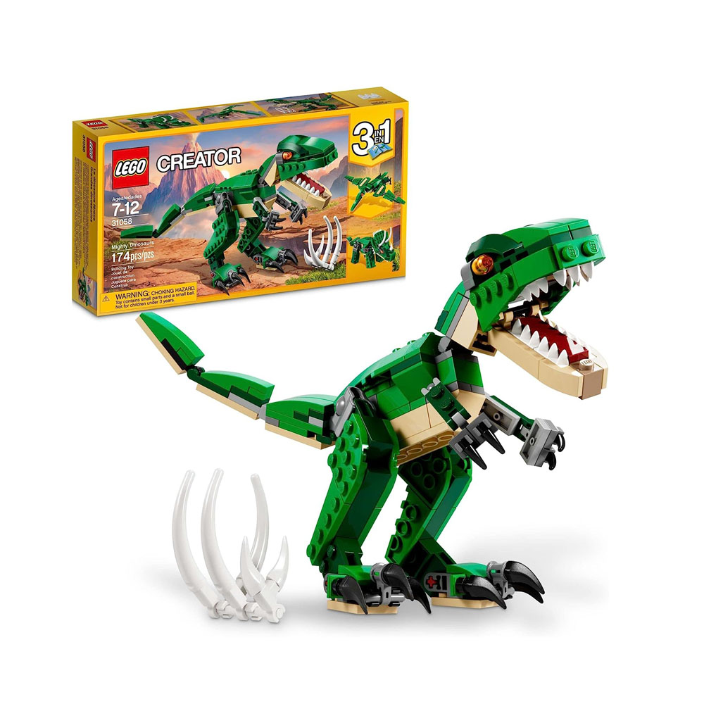 1-34.jpg LEGO Creator 3in1 Mighty Dinosaurs 31058 Building Toy - Image 1