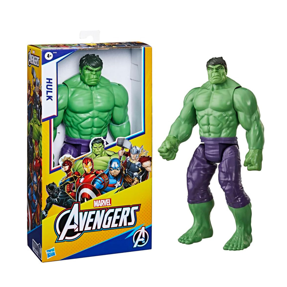 1-7.jpg Avengers Marvel Titan Hero Series Blast Gear Deluxe Hulk Action Figure - Image 1