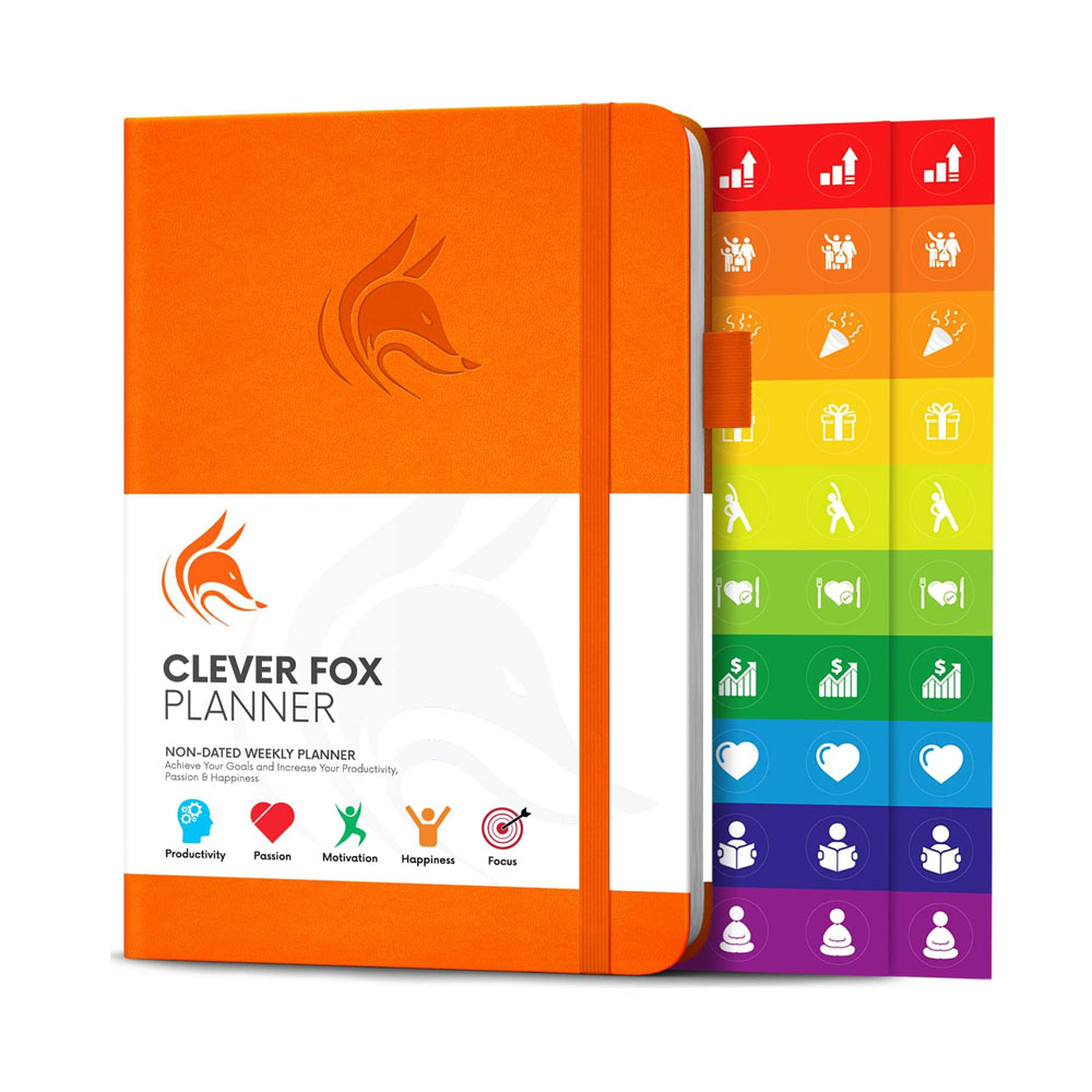 12-1.jpg Clever Fox Planner – Undated Weekly & Monthly Planner to Increase Productivity - Image 1