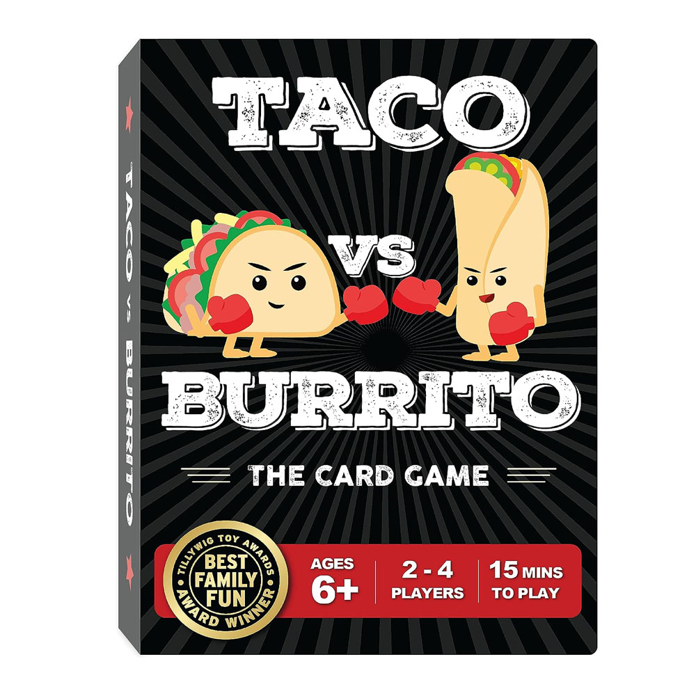 3-21.jpg Taco vs Burrito Card Game- Wildly Popular Perfect for Boys, Girls, Kids - Image 1