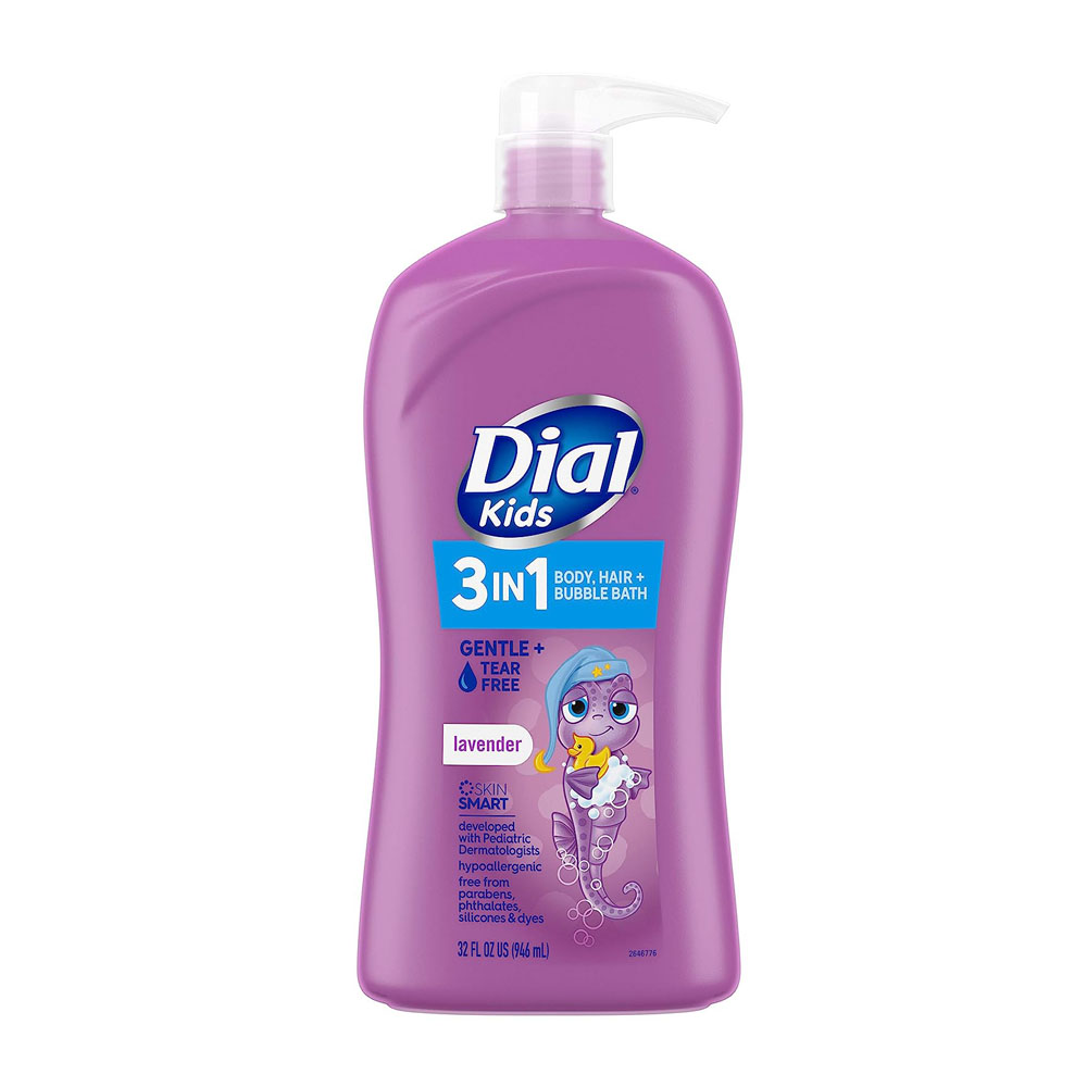 3-26.jpg Dial Kids 3-in-1 Body+Hair+Bubble Bath, Lavender Scent - Image 1