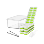 Ice Cube Tray with Lid and Bin