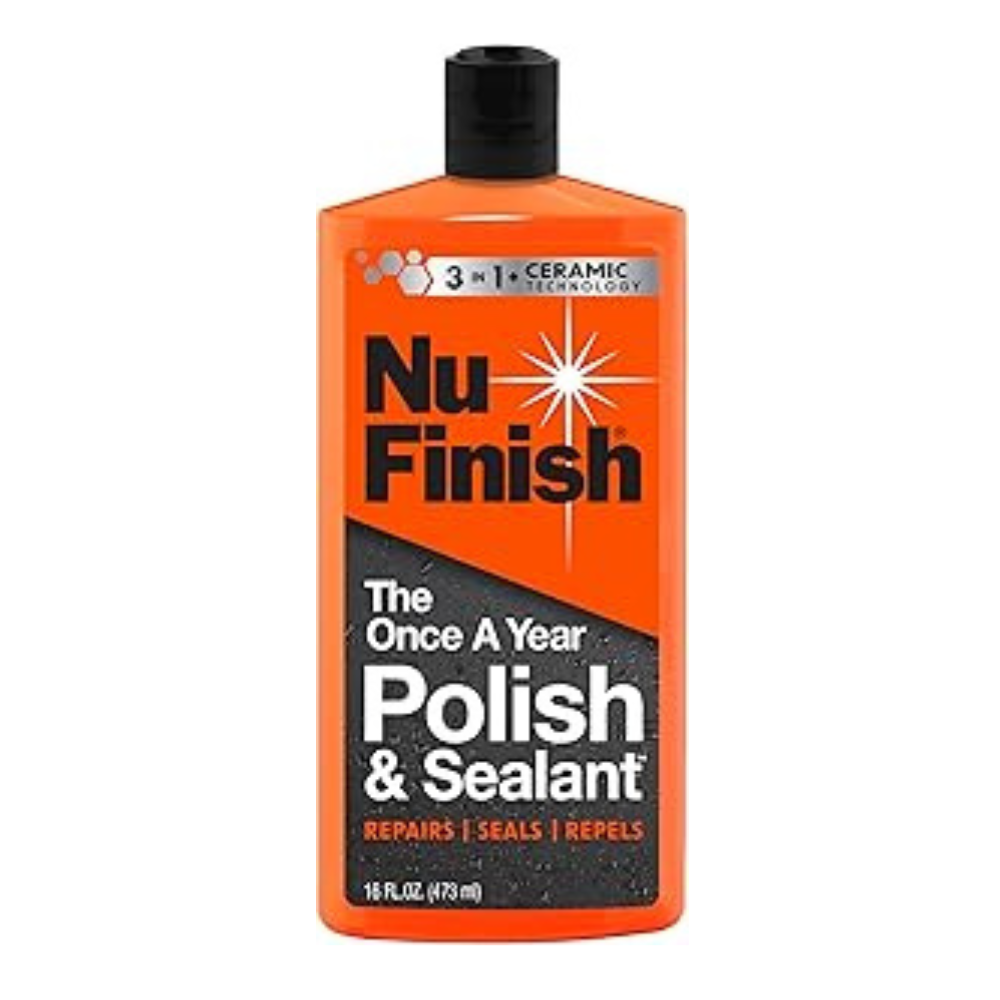 Untitled-design-2024-08-26T111542.033.png Nu Finish Car Polish and Sealant, Once A Year Car Polish, 16 Oz - Image 1