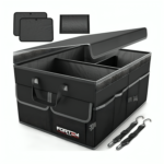 FORTEM Car Trunk Organizer, Collapsible Multi Compartment Car Organizer