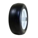 Marathon 11x4.00-5" Flat Free Lawnmower Tire on Wheel